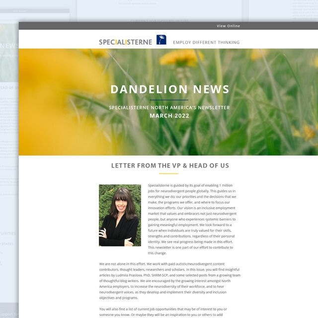 Specialisterne North America – Newsletter